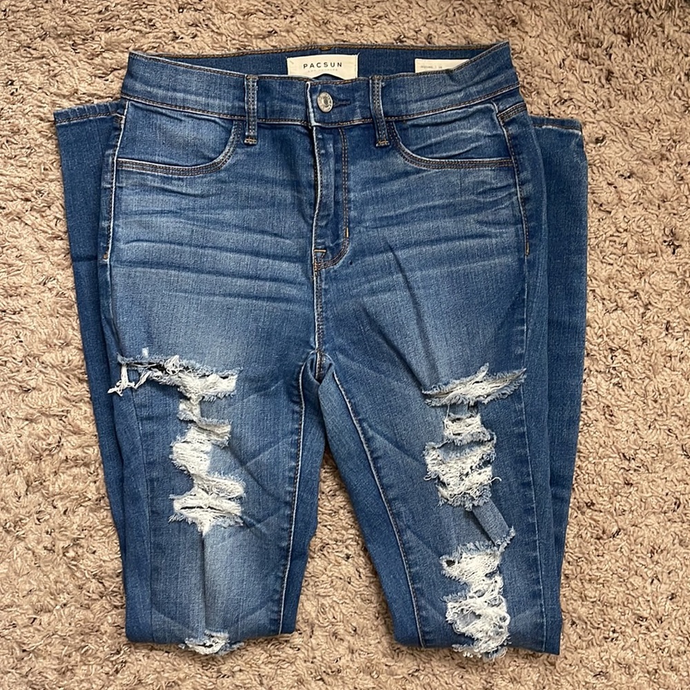Pacsun Ripped Skinny Jean/Jegging (Size 26)